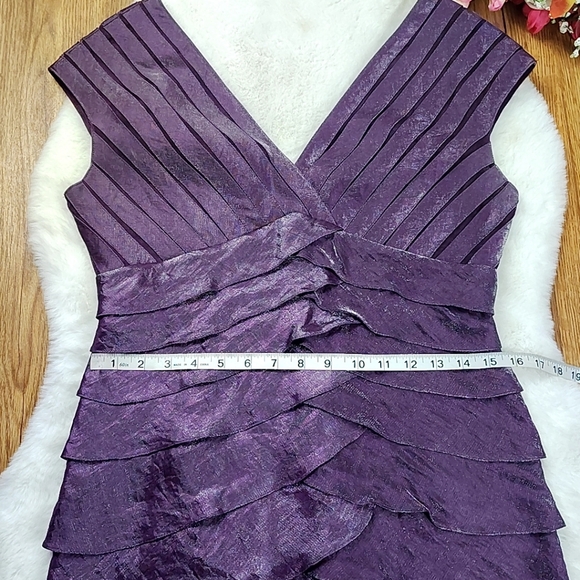Adian Mattox Purple Cocktail Dress - Picture 4 of 15
